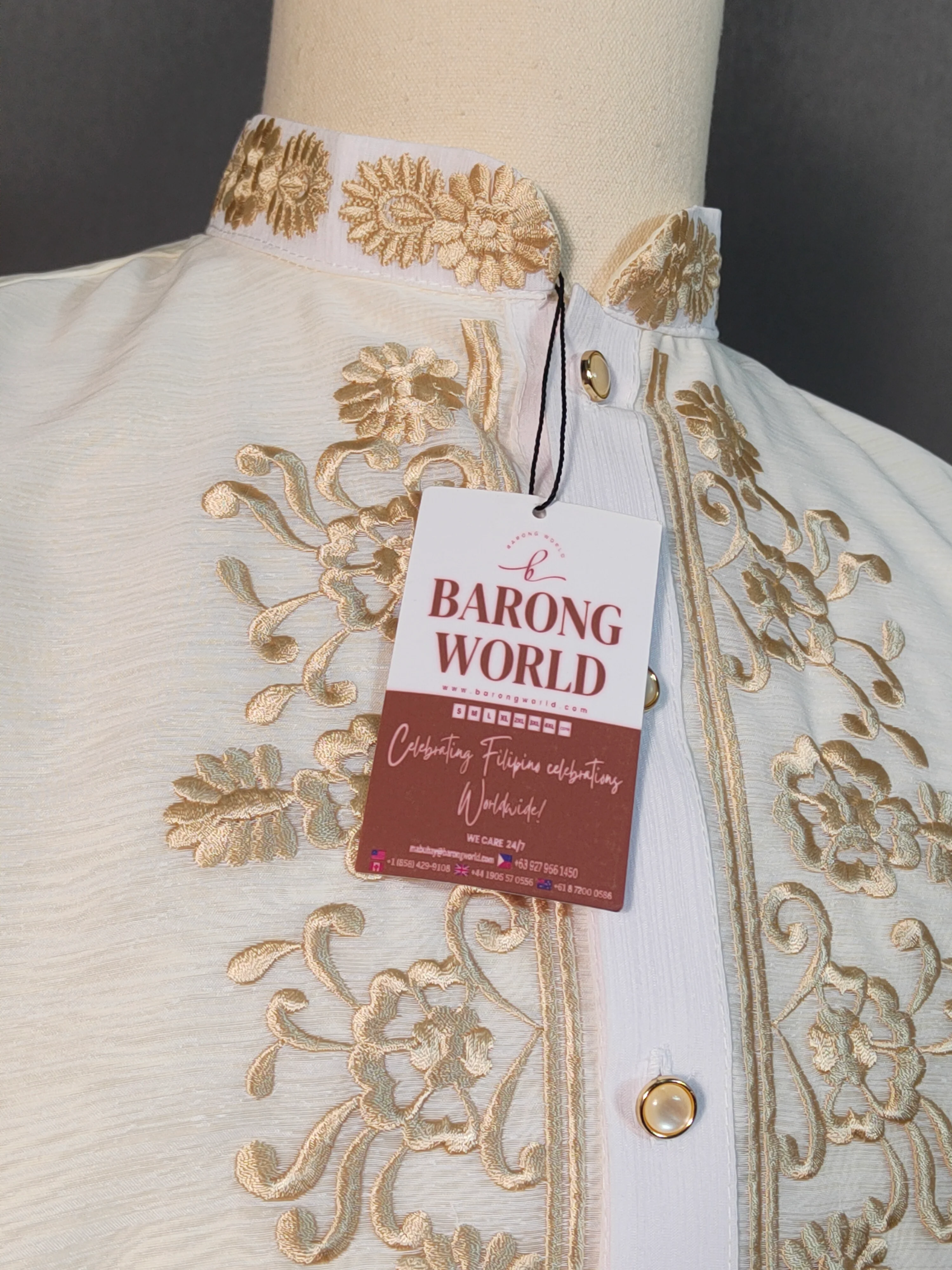 Jusilyn Modern Premium Barong Tagalog with Lining - Alex - JS122 - Image 4