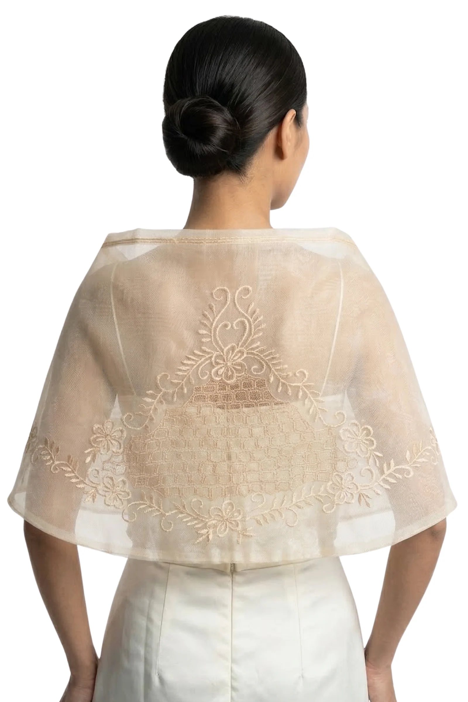 Spanish Maria Clara Filipiniana Alampay - Maria - MR44 - Image 3
