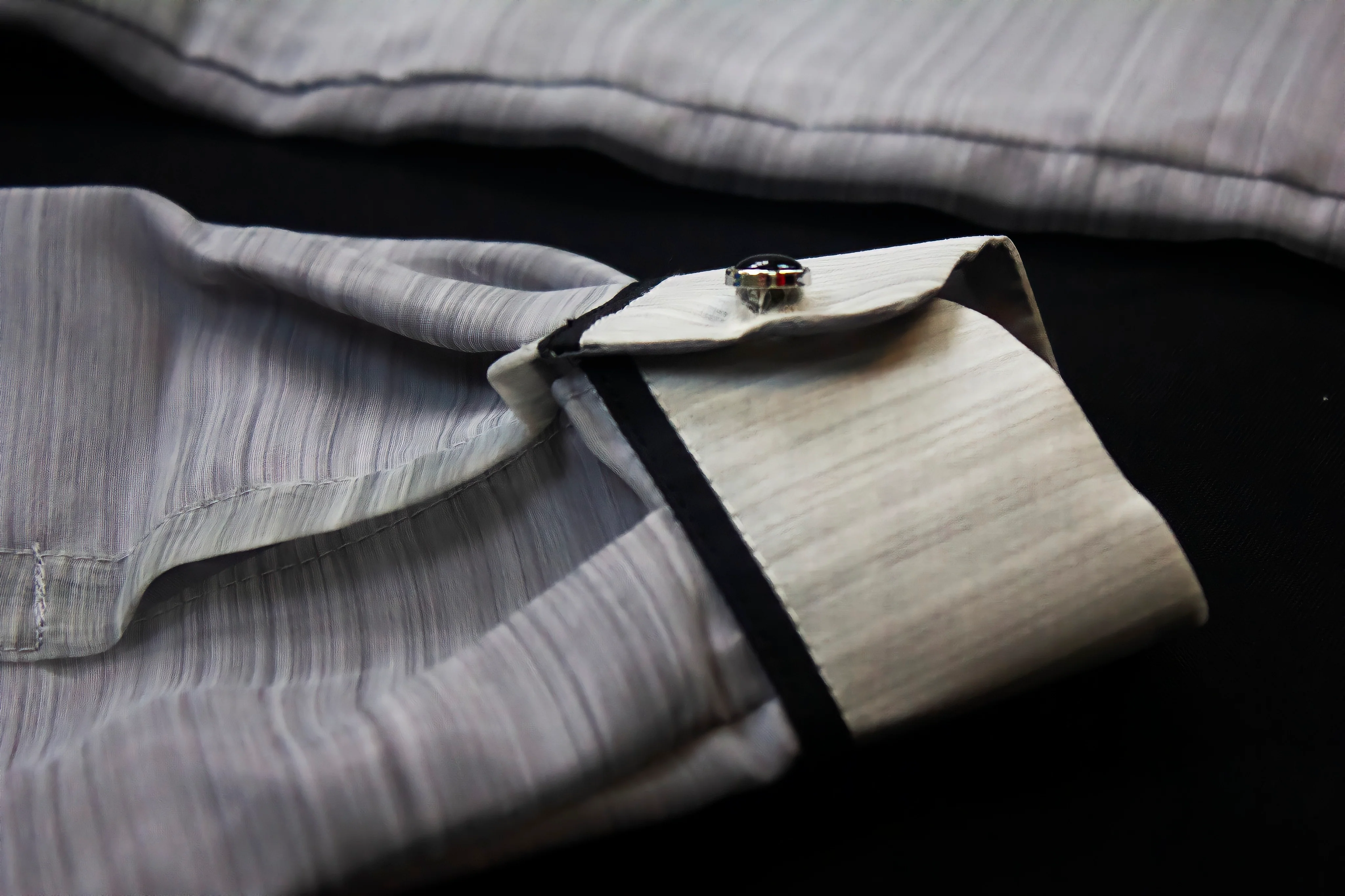 Pina Organza Gray Cultural Barong Tagalog - Fernando - LST2 - Image 5