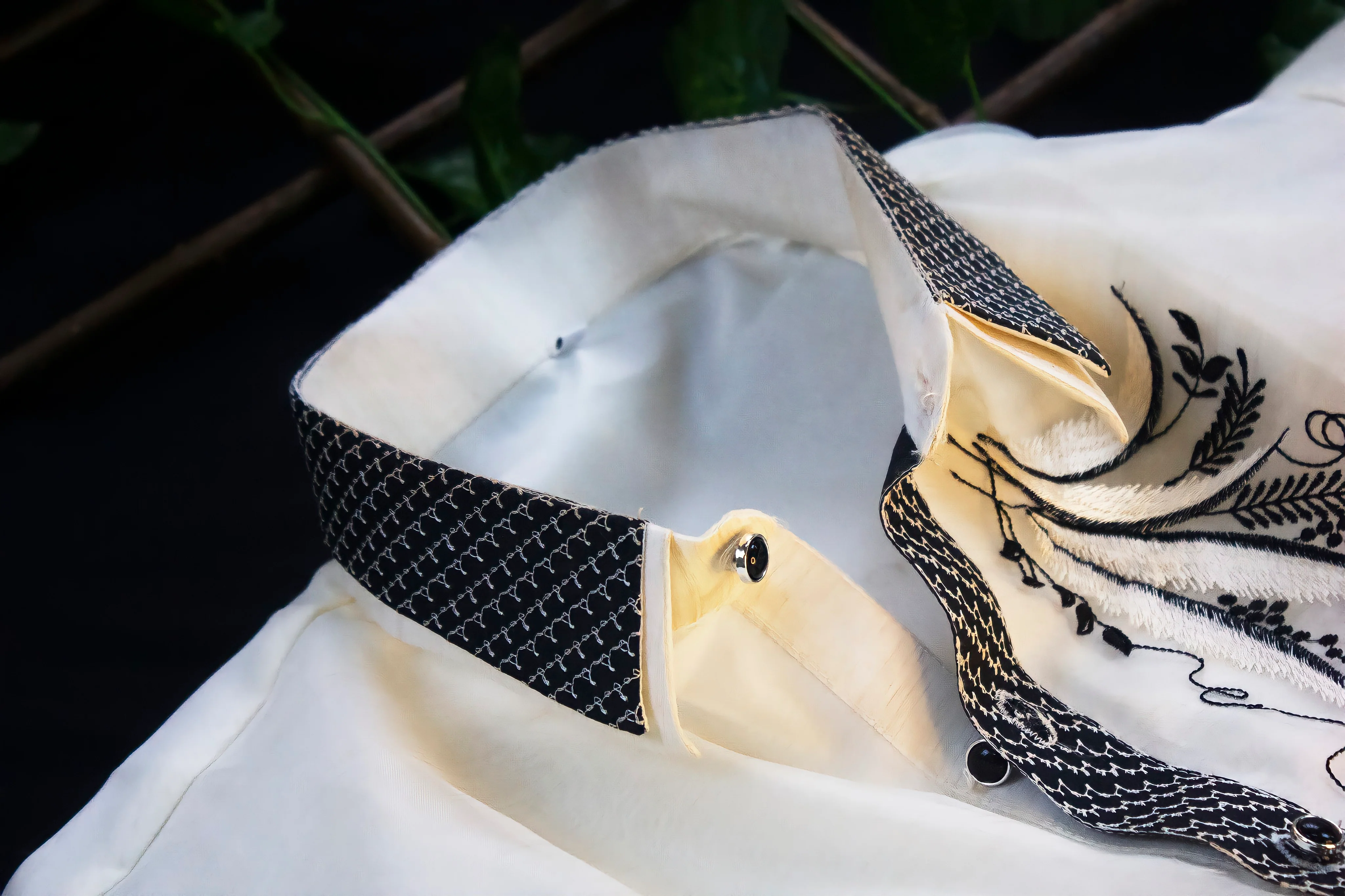 Piña Organza White Cultural Barong Tagalog - Fernando  -LST1 - Image 4
